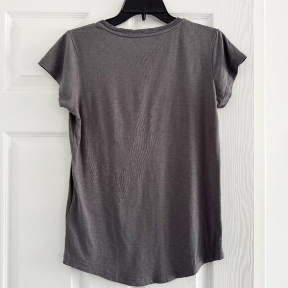 Zadig & Voltaire ROCK Tee Shirt in Grey, size Medium (fits like size small) - Picture 5 of 5